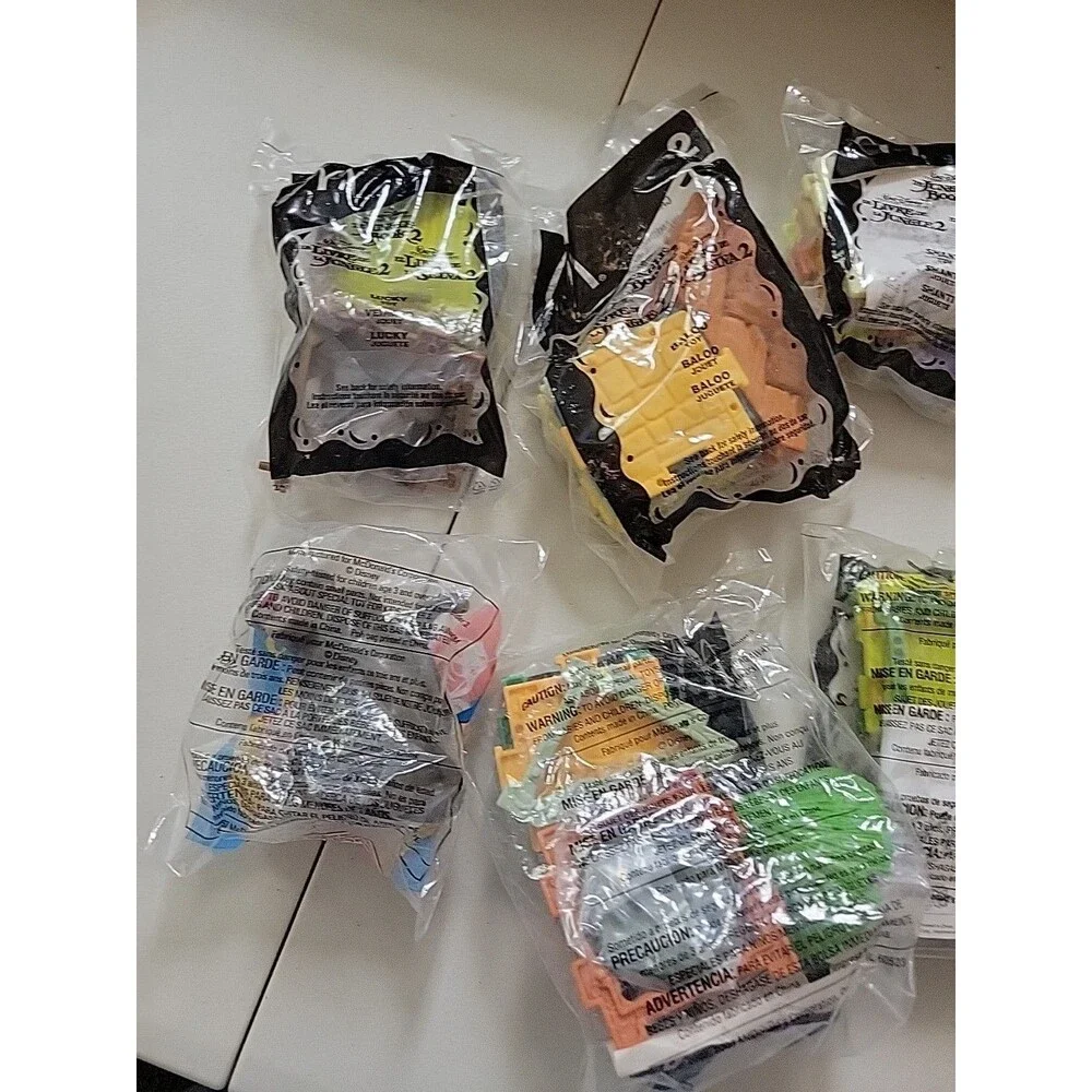 Disney‎ Jungle Book MCDONALD'S Happy Meal toys Mixed years some Vtg sealed